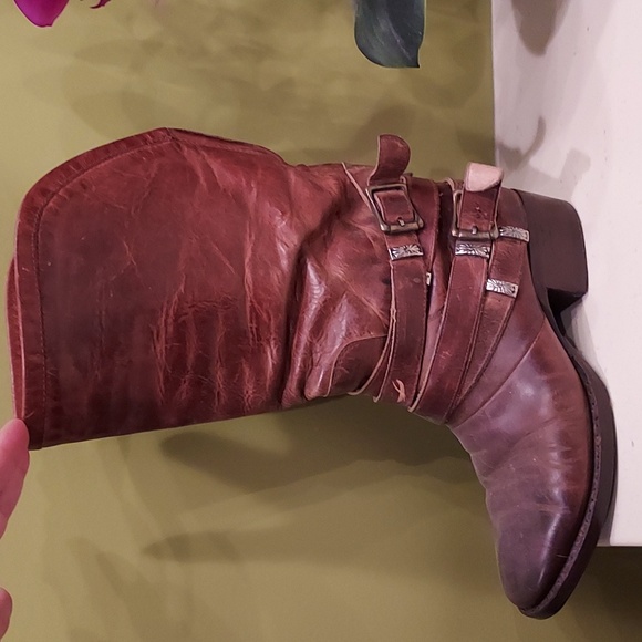 Freebird drove brown distressed boots size 7 - Picture 5 of 16